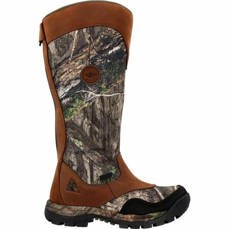 Rocky Lynx Snake Waterproof Zipper Pull-On Snake Boot, MOSSY OAK COUNTRY DNA, W, Size 14 RKS0617